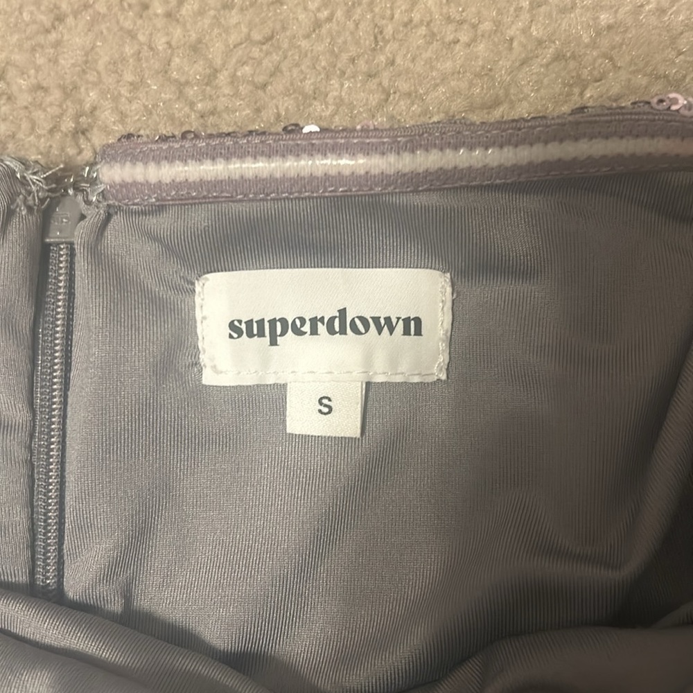 Superdown Like New Mini Sequins Step Less Dress S… - image 7